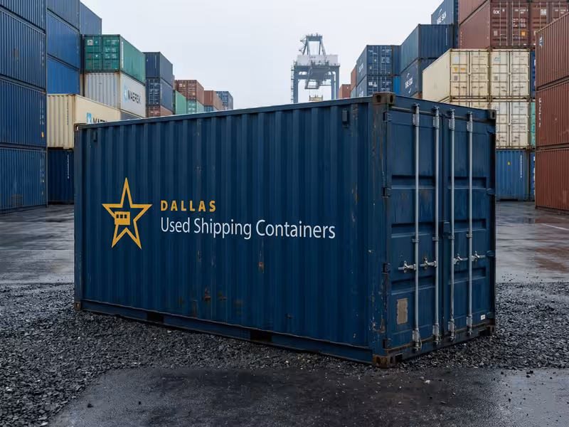 20ft High Cube Used Shipping Container — Wind & Water Tight (Unit #3)