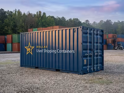 20ft Standard Used Shipping Container — One-Trip