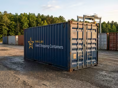 20ft Standard Used Shipping Container — Wind & Water Tight (Unit #2)