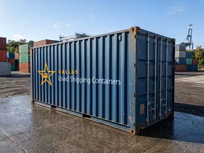20ft Standard Used Shipping Container — Wind & Water Tight