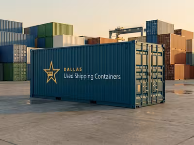 40ft High Cube Used Shipping Container — One-Trip (Unit #2)