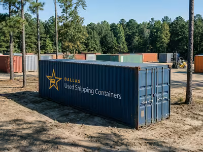 40ft High Cube Used Shipping Container — Wind & Water Tight