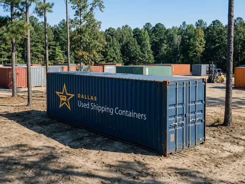 40ft High Cube Used Shipping Container — Wind & Water Tight