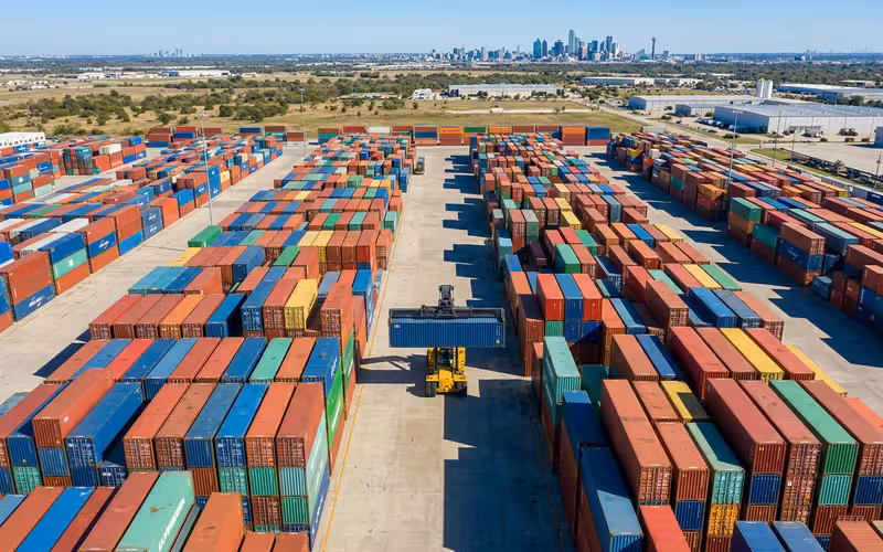 Dallas Container Supply yard